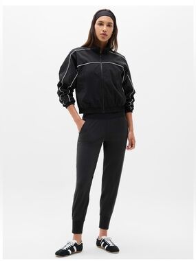 Athleta Venice High Rise Joggers, xxs, black